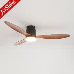52 Inch Flush Mounted Ceiling Fan Light Decorative Plastic Dc Motor
