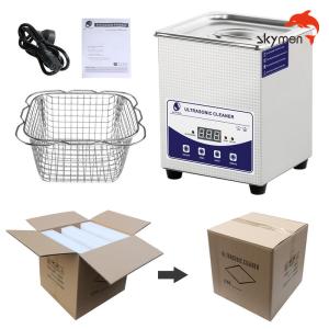 Wholesale 2L 60W Lightweight Ultrasonic Hand Cleaner Mechanical Timer For Contact Lenses Cleaning from china suppliers