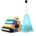 Colorful Drawstring Rubbish Bags Bin Liner for 5 13 30 39 Gallon Garbage Plastic