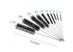 Narrow Containers Tube Cleaning Brush Small Size Soft Nylon Bristles