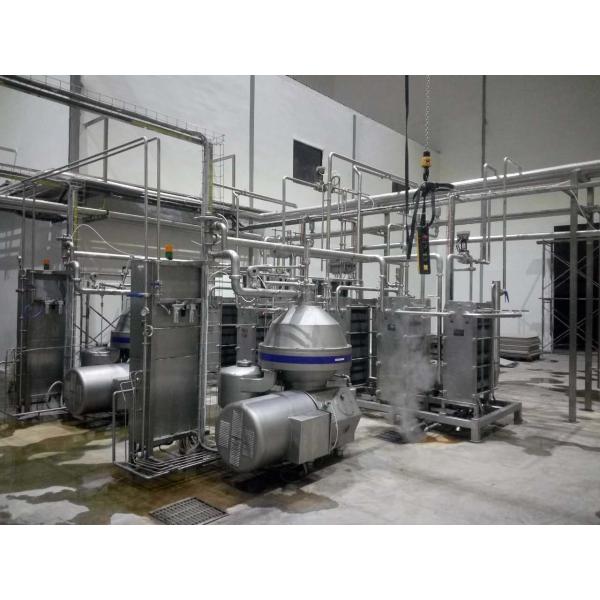 SUS304/316 customized 500-5000L/H plant milk processing line complete Soy/almond milk production line milk machine with PLC