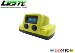 IP68 18000LUX 6800mAh Rechargeable Mining Cap Lamps high illuminous, wire and