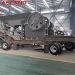 PE 600x900 Mineral Jaw Mobile Crusher Medium Gold Mining Machinery Equipment 100