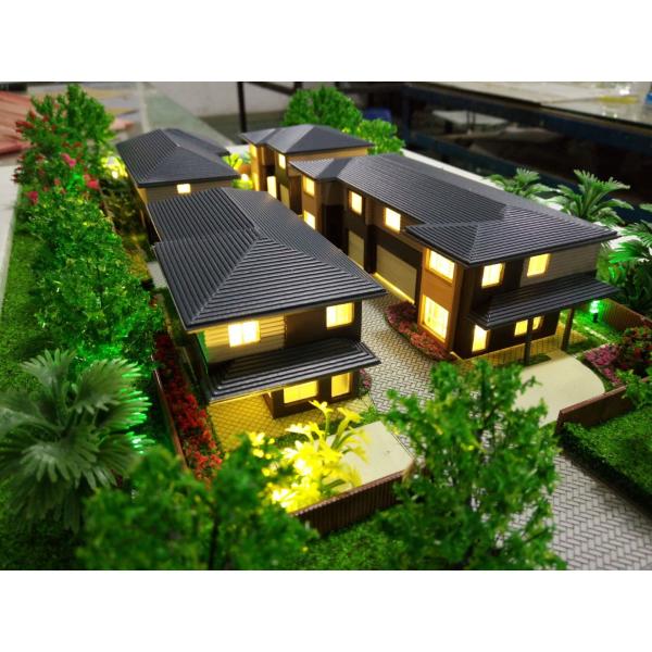 Plywood Packing Architecture House Model Machine Cut / Handmade Technic