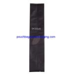 Black side gusset pouch, aluminium side gusseted bag for packaging tea