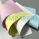 60gsm 70gsm 80gsm 8.5" x 14" White Pink Colored Carbonless Paper For Delivery