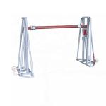 Jack Support Cable Drum / Heavy Load Hydraulic Type Cable Reel Stand 2 Buyers