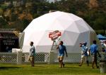 Waterproof Roof Fabric Sphere Geodesic Dome Tent 50 People Fireproof Outdoor
