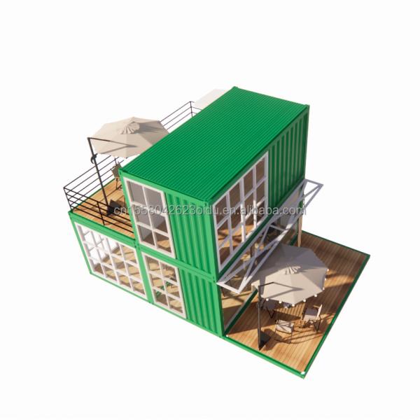 Fully Furnished Container Housing Customized Color 20 ft Sea Freight Container for Hotel and Supermarket Needs Only