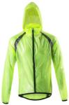 Plain Dyed Warm Raincoat With Hood , Long Sleeve Lightweight Waterproof Jacket