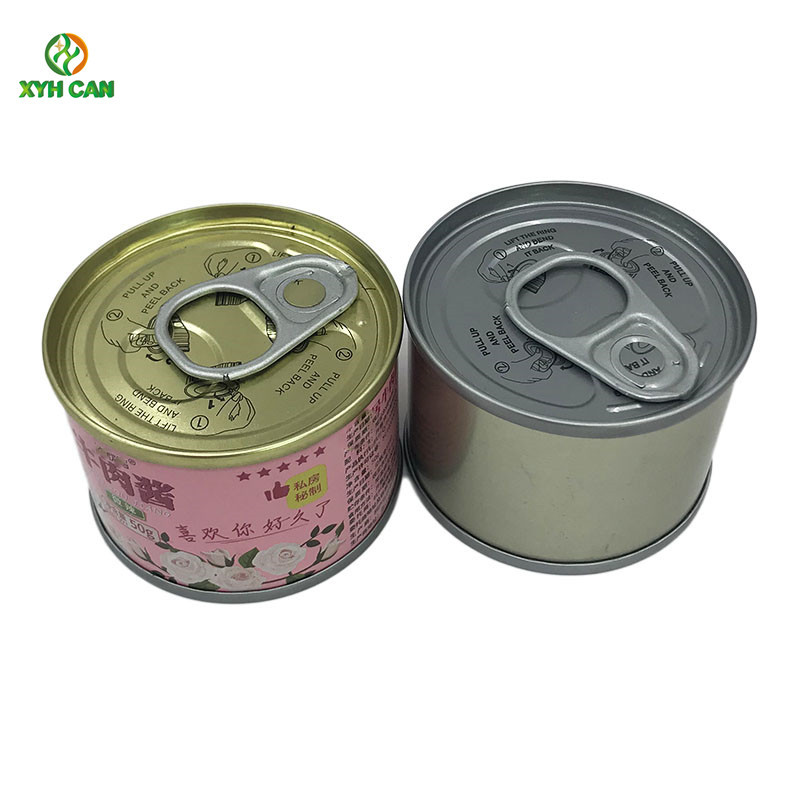 Wholesale Easy Open Tuna Packaging Metal Round Tin Containers With Lids from china suppliers