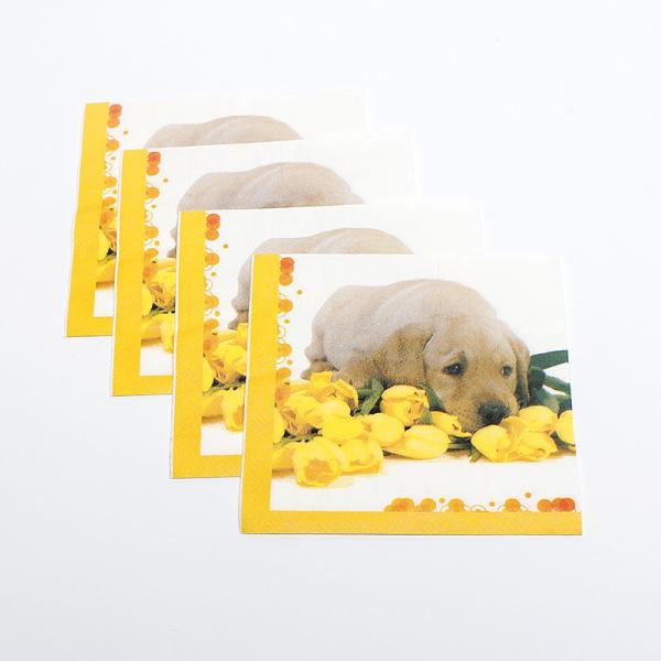 Printed Personalised Paper Napkins Cocktail Dinner Serviettes 1/4 1/8 N