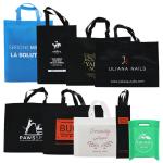 Foldable Custom Logo Stock Reusable Grocery Packaging Tote Bag