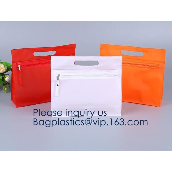 Hot Eco-Friendly Transparent Plastic PVC Cosmetic Bag With Zipper,Offset printing/Silk screen printing/Gravure printing/