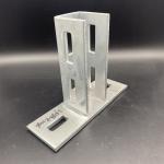 Galvanized Steel 40x12mm Slotted Custom Square Channel Accessories