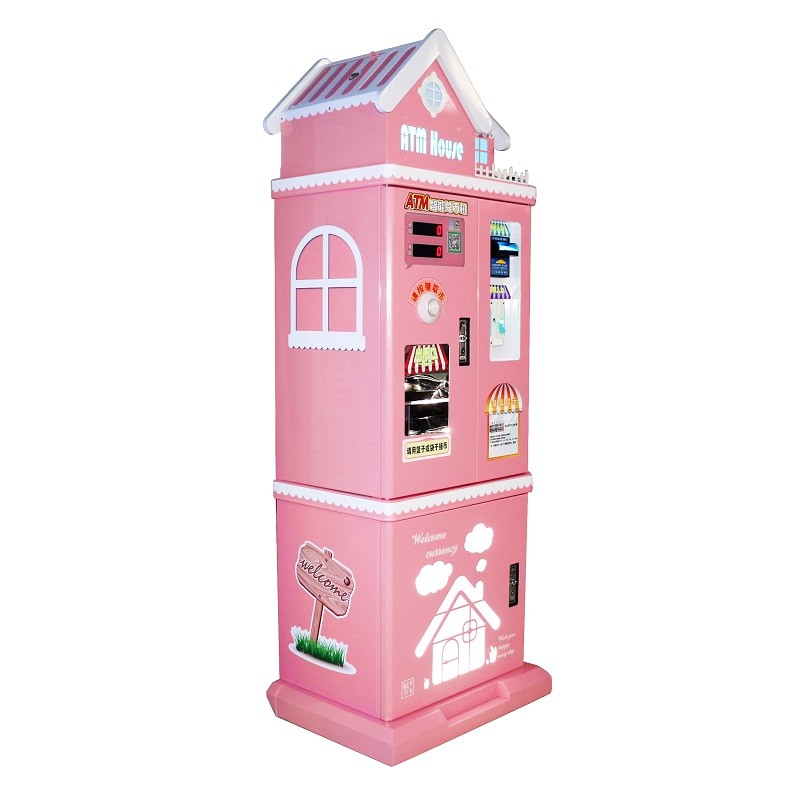 Wholesale Castle House Coin Exchange Machine / Auto Transfer Penny Exchange Machines from china suppliers