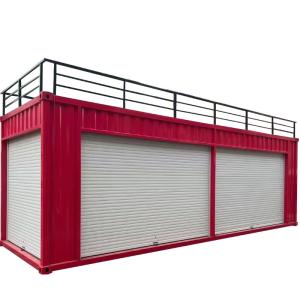Wholesale Steel and Sandwich Panel 40ft Prefabricated Luxury Container Homes for Shop Store from china suppliers