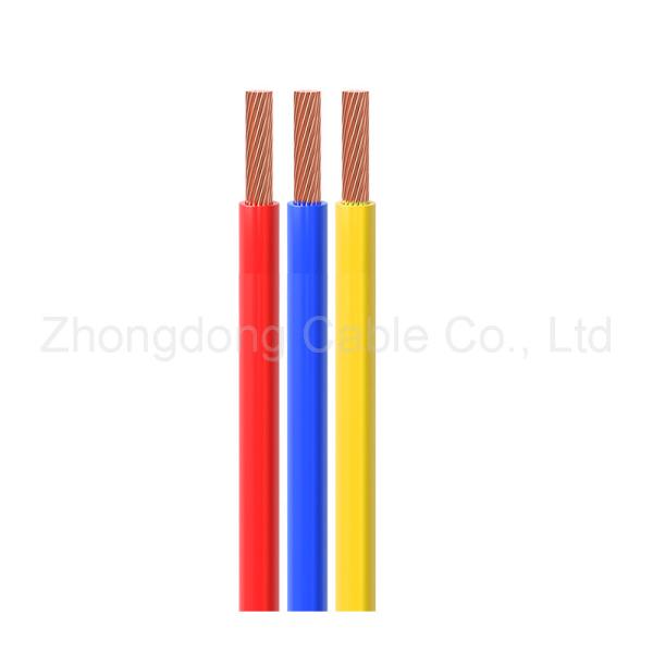 BV BVV Copper Conductor Electrical Wire Heat Resistant With PVC Insulation