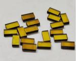 Rough rectangle Single Crystal Diamonds 10x3x1.5mm Mono CVD Diamond
