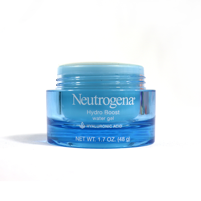 50g Blue Round Glass Cosmetic Cream Jars With Smooth Cap