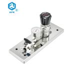 Silver Industrial Gas Changeover Manifold Stainless Steel 316 Material