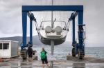 Marine Boat Hoist Crane 5 - 1000 Ton Customized Capacity