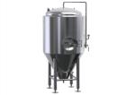 300 Gallon Stainless Steel Fermenter Wine Jacket Storage For Brewing Equipment