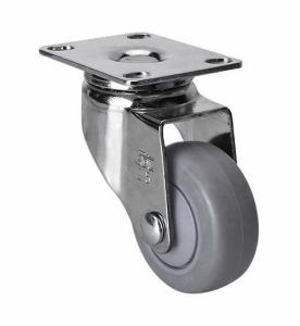 Wholesale 2.5&quot; 70kg Plate Swivel TPE Caster with TPE Wheel Material and Without Brake 37125-57 from china suppliers
