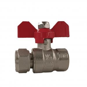 Wholesale PN30 Brass Ball Valve 435 Psi 1 2 Inch Ball Valve With Plastic Butterfly Handle from china suppliers