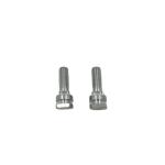 SS304 DIN7982 Special Flat Square Head Bolts Knurled Body Fine Thread Bolts 3MM