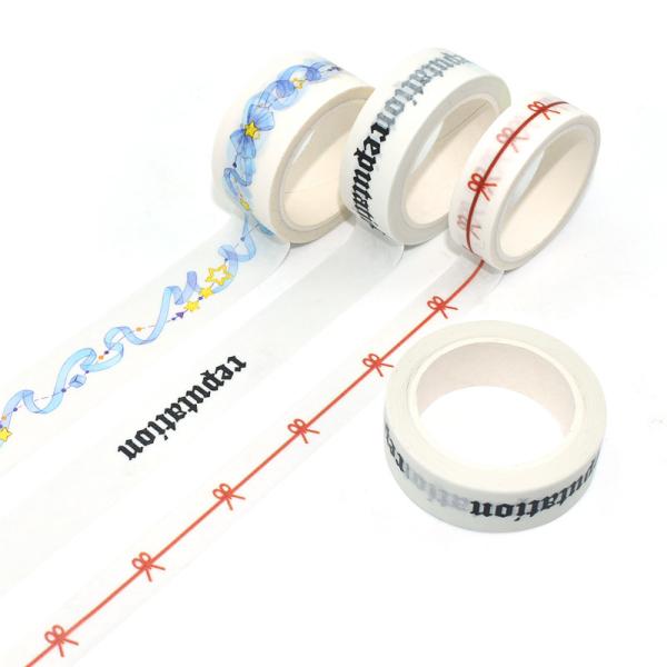 Chinese Custom Printed Washi Paper Tape Japanese Washi Masking Tape Recollection