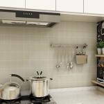 Kitchen Wallpapers Mosaic Paper Removable Wallpaper Peel and Stick Matt