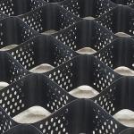 Textured Perforated 75mm/100mm/150mm Plastic HDPE Geocell Slop Protection