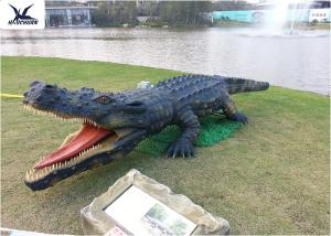 Wholesale Zoo Park Decorative Crocodile Models Size 4 Meters Long / Customized / CE RoHS from china suppliers