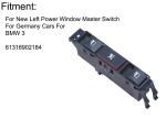 3 Series E46 BMW Power Window Switch , Left Power Window Button For Germany Cars
