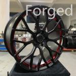 5x130 matt black color and red line 22x10 wheels forged wheels for mercedes G