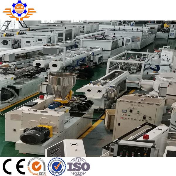 20 - 160mm 6-12m/Min 250kg/H Drain PVC Pipe Extrusion Line Pipe Extrusion