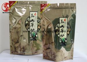 Wholesale Leak Proof Aluminum Foil Lined Ziplock Stand Up Pouches for Food / Tea Packaging from china suppliers