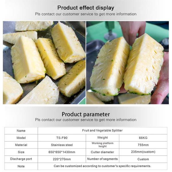 Pineapple Fruit and Vegetable Splitter Apple papaya chieh-qua pumpkin wax gourd Potato Carrot radish Taro watermelon Hami Melon cucumber towel gourd