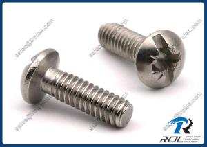 Wholesale 18-8/316 Stainless Steel Slotted Pozi Combo Drive Round Head Machine Screws from china suppliers