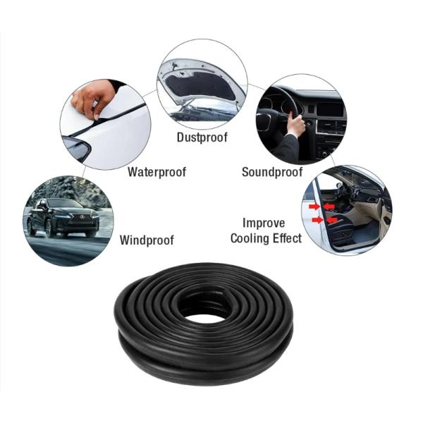 Customized Extruded Sponge Seal Strip Glazing Rubber Gasket Seal for Aluminum Window