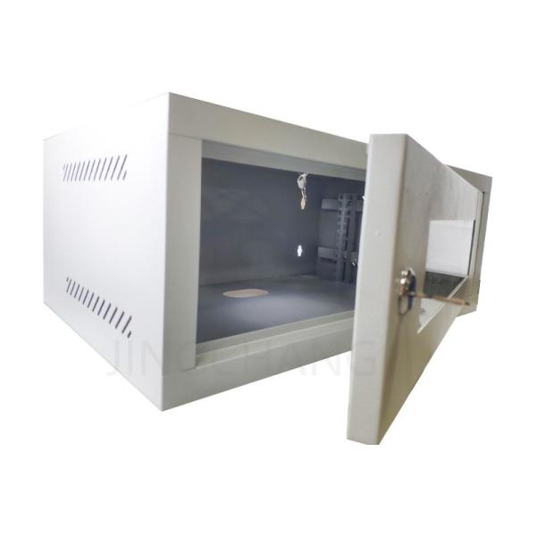 12U Wall Mount Network Cabinet，4- post Structure Fan- assisted Network Rack with