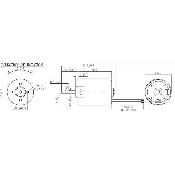 Built In Driver Micro Bldc Motor , 30mm Speed Control Brushless Pump Motor