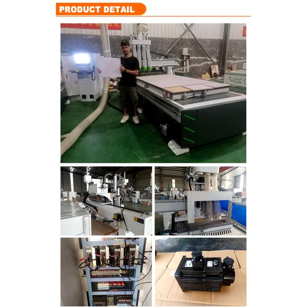 Max. Working Speed 25000mm/min Wood Cutter for Furniture Industry CNC Woodworking Machine