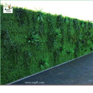 Wholesale UVG GRW019 Living Wall Planter Vertical Garden Arificial green plants walls outdoor use from china suppliers
