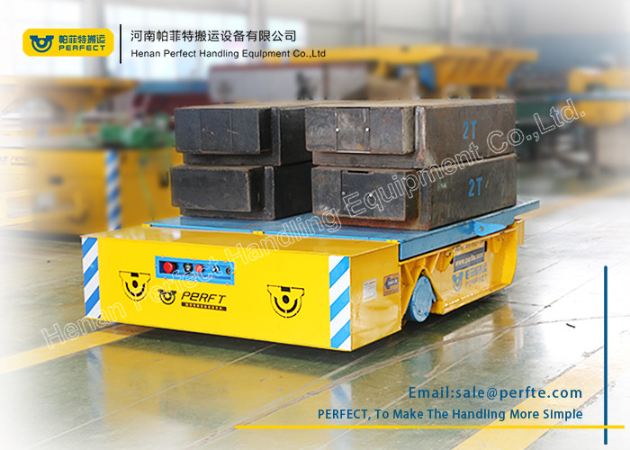 Industrial Material Transfer Cart Non- powered platform flat car by automatic vehicle