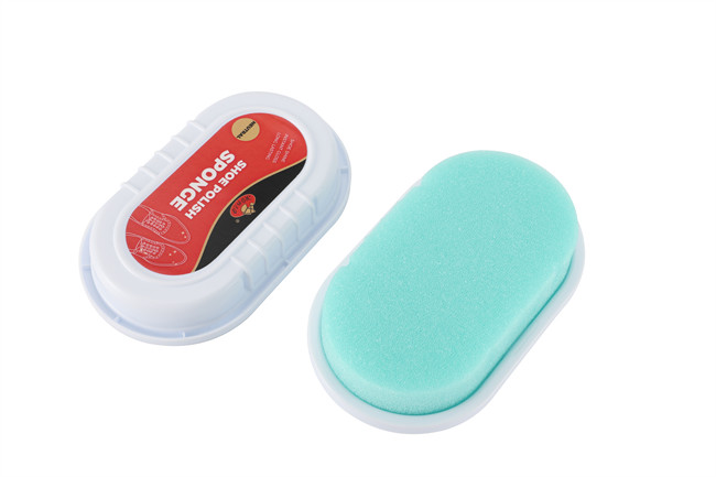 Shoe Shine Sponge Two Sides Shiny Leather Shoes Care Oil Shiner With Neutral Color JAPAN Production