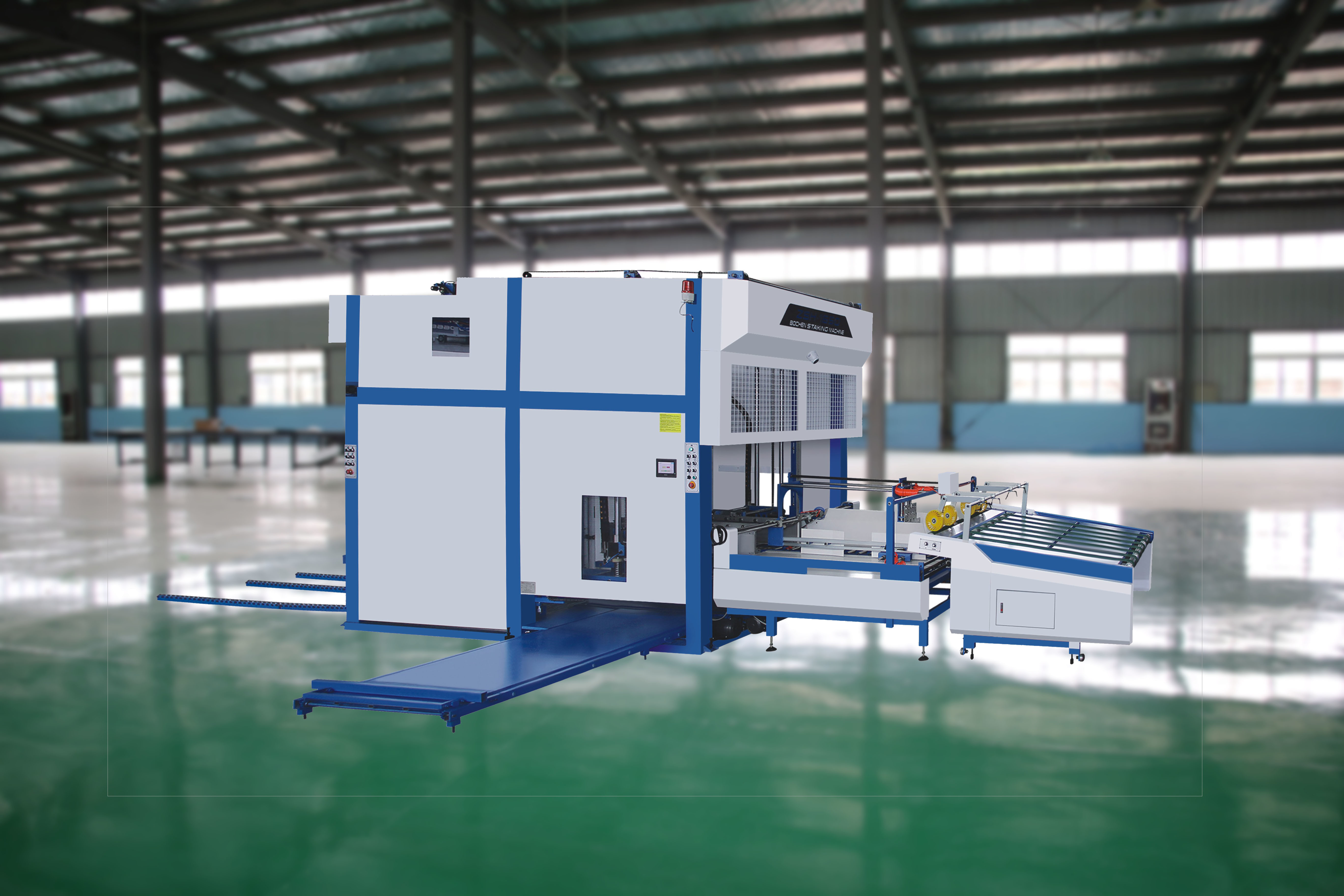 Intelligent Flip Flop Auto Stacker Machine For Paper Threading Machine High Speed 1500mm