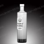 Glass Cork Blue Liquor Vodka Glass Bottle 700ml