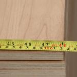 Red Oak Fancy Mdf Crown Grain Wood Veneer Slip Match Furniture Material